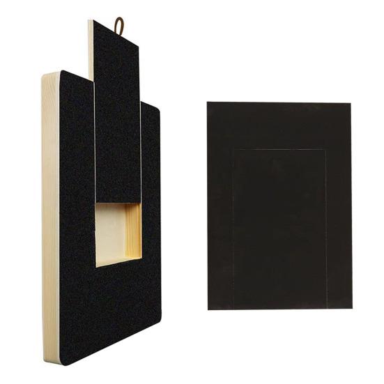 Lima per Unghie per Cani con Base in Legno e Cassetto per Premi Strumento Naturale per Limare le Unghie del Cane con Carta Vetrata Sostitutiva per Tutte le Razze Unghie Senza Stress