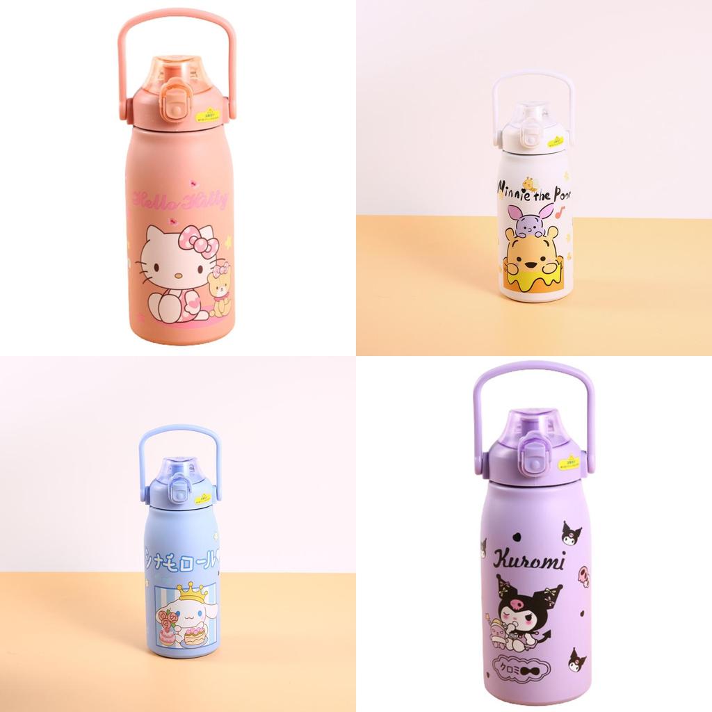 Cartoon Sanrio Insulated Thermos With Large Capacity Purple Cool Rice Color No)