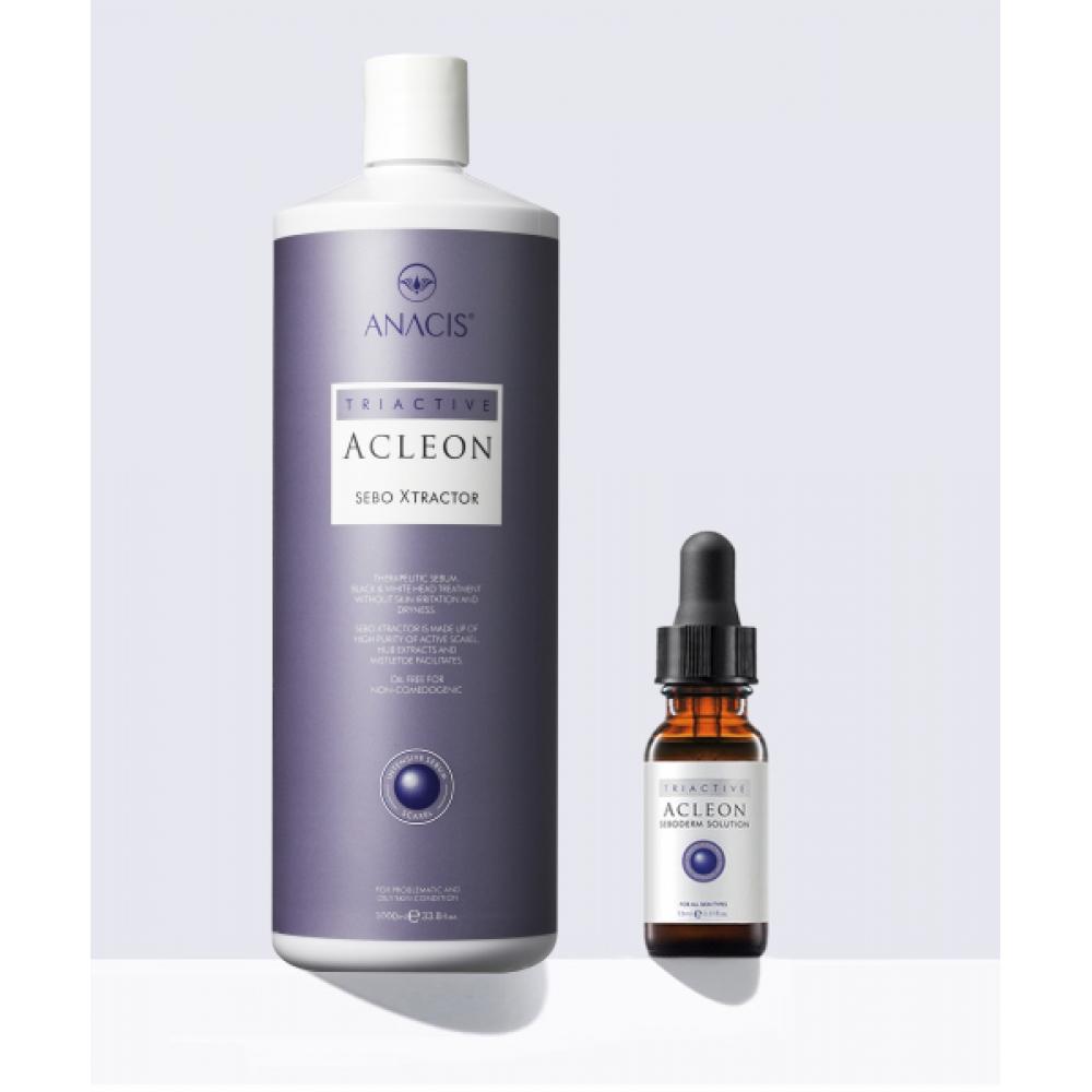 

Acleon Anasis Засіб для видалення чорних цяток Шкірний ретардант 1000 мл + Сироватка для пор 15 мл Sebox 1000ml + Pore Ampoule 15ml