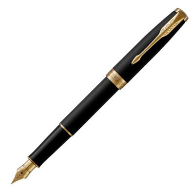 PARKER Fountain Pen Sonnet Matte Black GT Fine Point Gift Box Genuine Imported Product 1950874ASZ