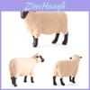 Sheep And Goat Pvc Static Animal Models With Accurate Detailing For Classroom Decor And Collectors