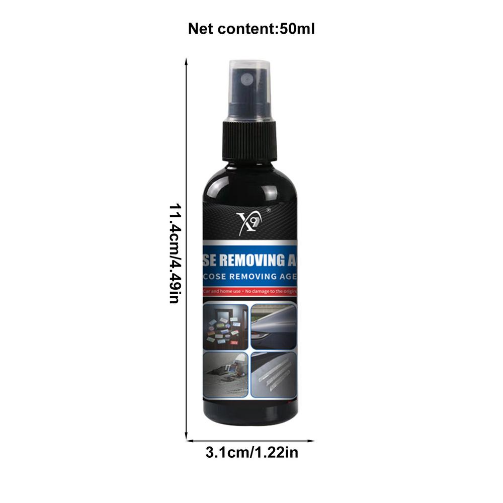 Adhesive Remover Spray Metal Wood Car Emblem And Label Removal Car Label Remover Safe For Glass Advertising Sticker Glue Remover
