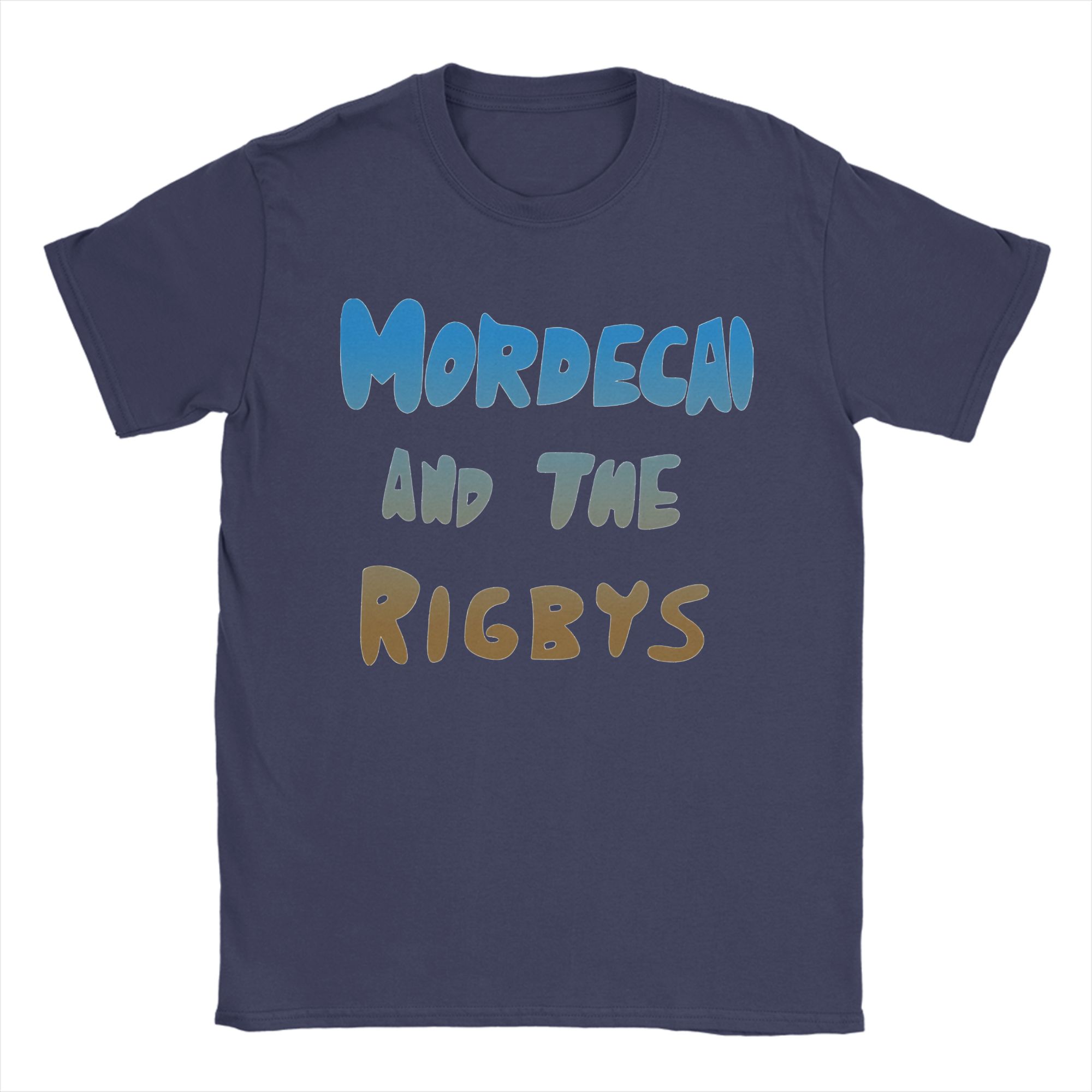 

Men Mordecai and the Rigbys T Shirt Cotton Clothes Unique Short Sleeve Crew Neck Tees Party TShirt 4XL