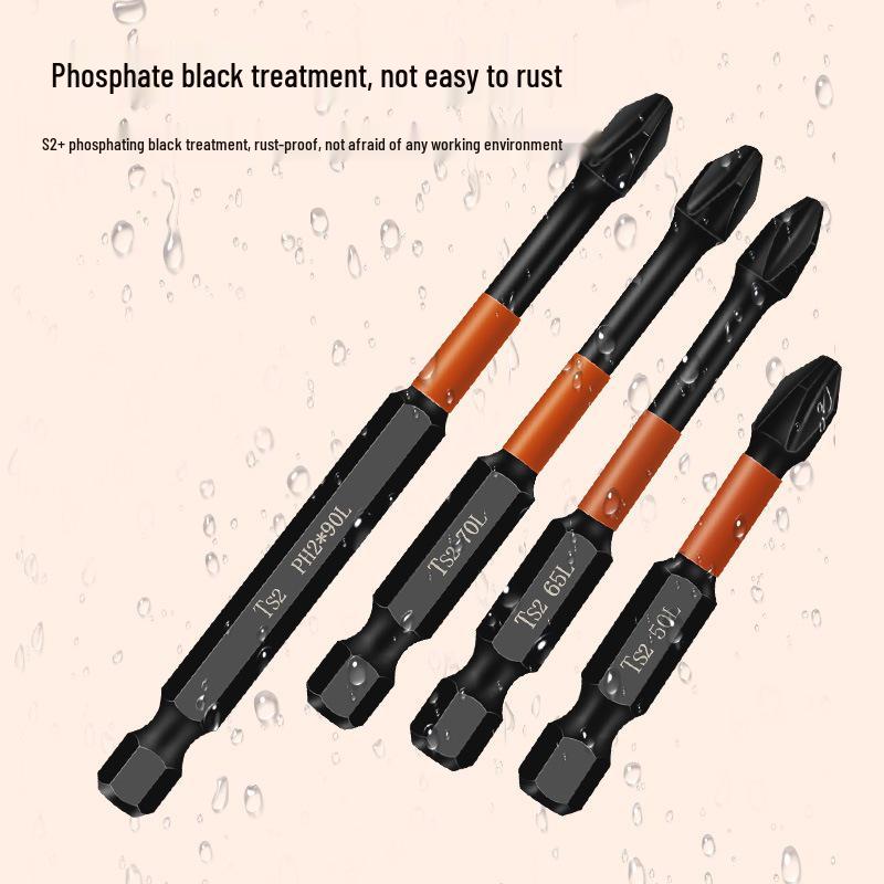 Industrial-Grade Impact-Resistant Magnetic Electric Screwdriver with High-Hardness Cross Bit.