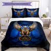 Set Biancheria da Letto Stile Gotico Traspirante Copripiumino con Federe Biancheria da Letto Decorativa per Camera da Letto Decorazione Casa Regalo di Compleanno