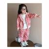 Girls' Suits Autumn Baby Girl Leopard Print Jacket Children