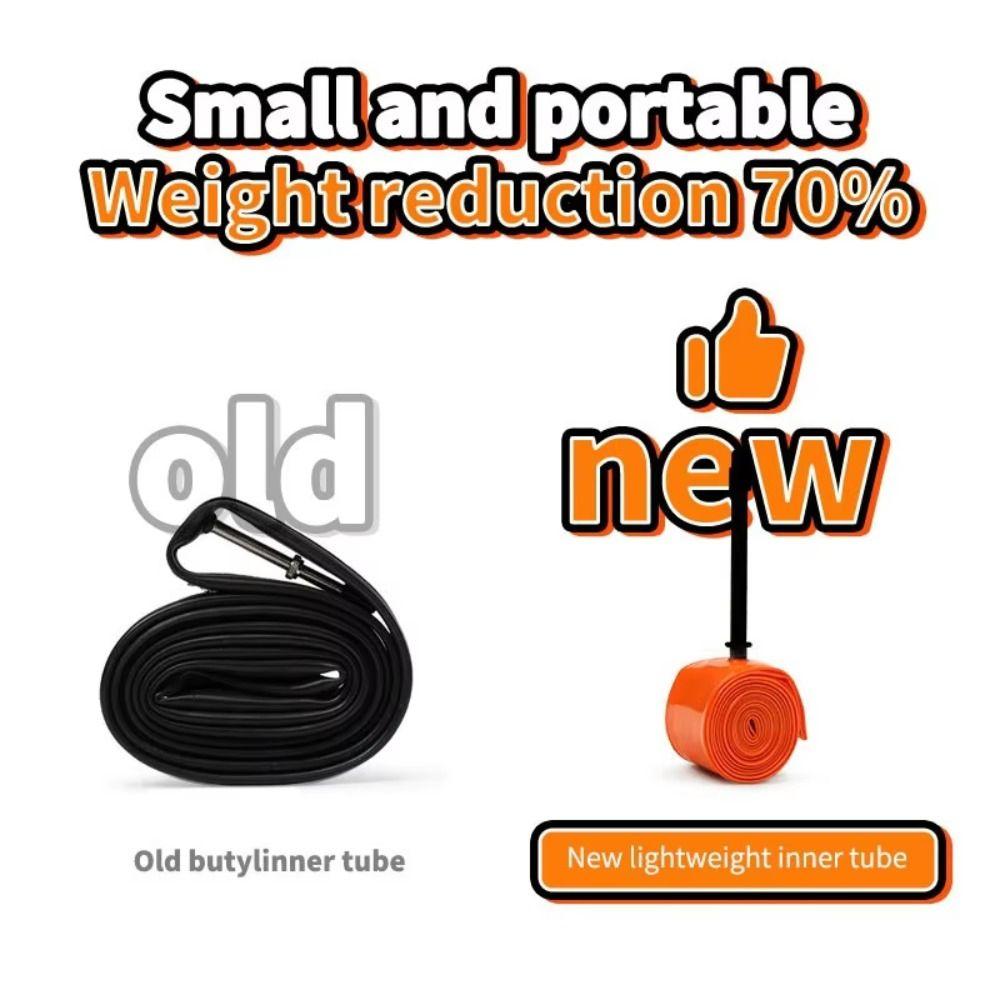 Ultralight Bicycle Inner Tube French Valve Bike TPU Inner Tube  Cycling Accessories