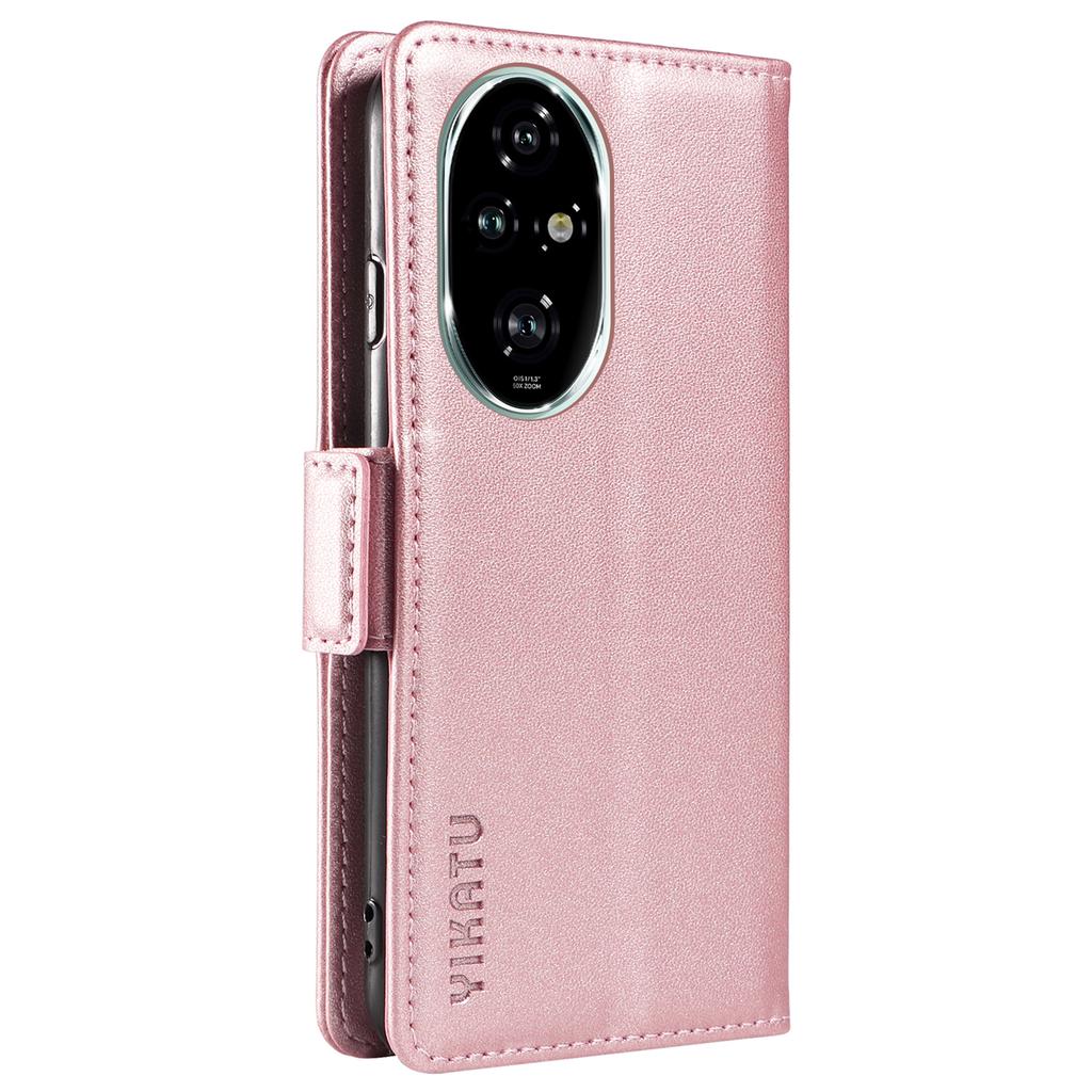 YIKATU YK-003 For Honor 200 Pro 5G Case PU Leather Phone Wallet Cover