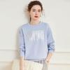 Women's Loose Fit 3D Letter Print Sweatshirt