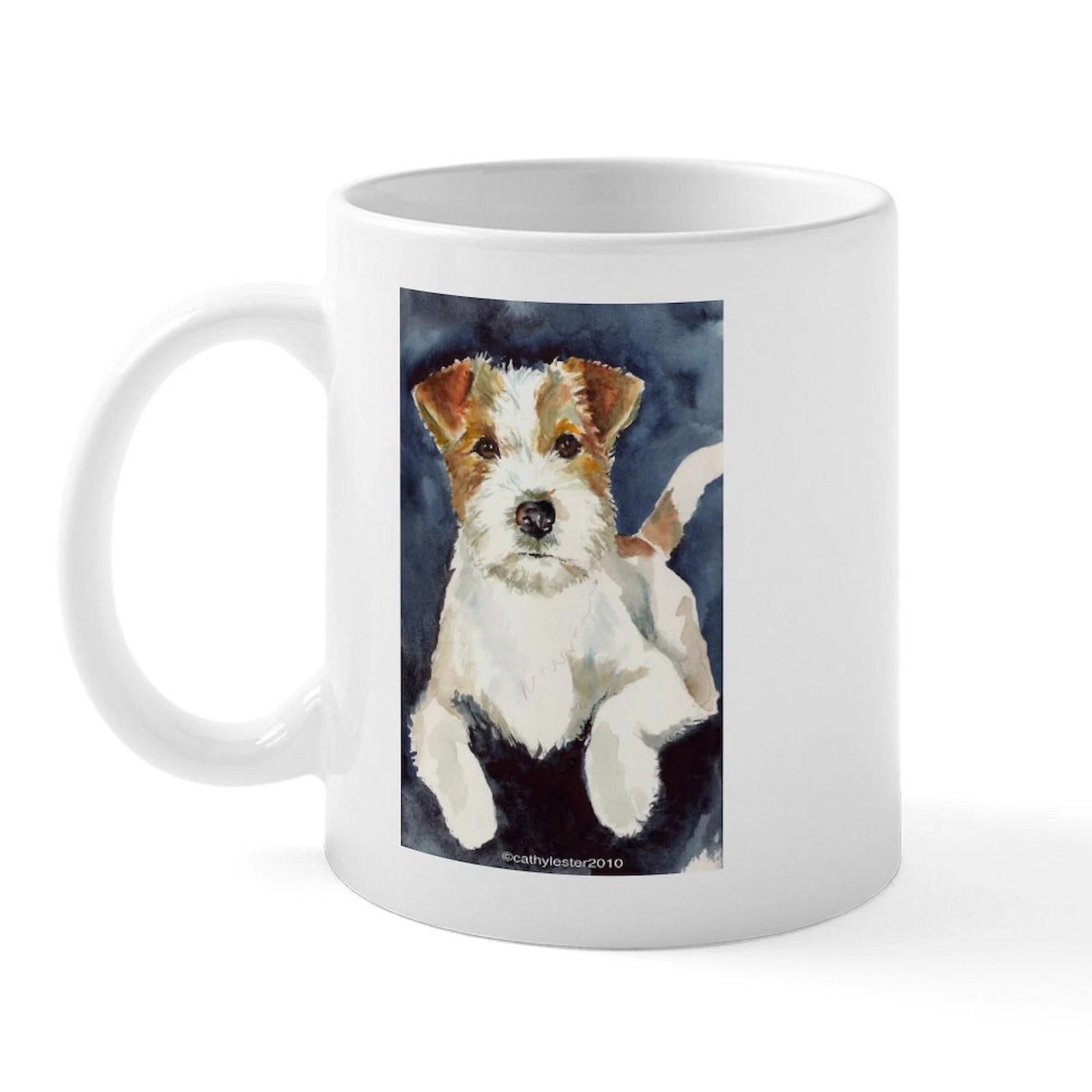 CafePress Jack Russell Terrier 2 Mug 11 oz Ceramic Mug XXXL