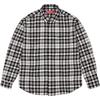 Plaid Flannel Shirt White