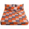 Cross-Border Quilted Fitted Sheet Set: Thick Memory Foam Protector, Dust & Moisture Resistant, Full Wrap Bedspread