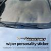 2Pcs Car Emblem Stickers Auto Decors Wiper Decals Accessory For Peugeot 5008 508 408 4008 308 3008 208 2008 Landtrek Rifter