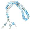 Modern Prayer Bead Bracelet 33 Glass Resin Beads Spiritual Fashion Accessory Comfortable Wristband for Men and Women