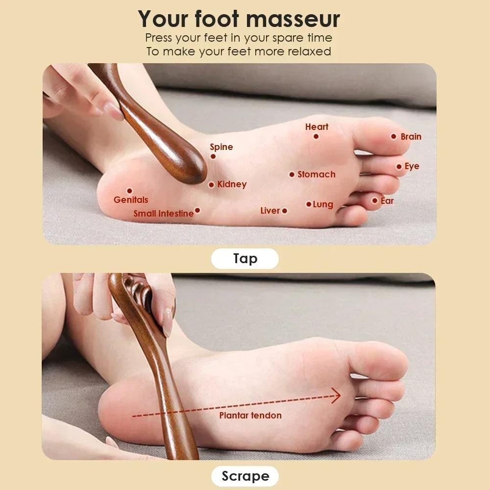 Six-Claw Massage Comb Deer Antler Scraping Massager Whole Body Scalp Promote Blood Circulation Relaxation Body Tool