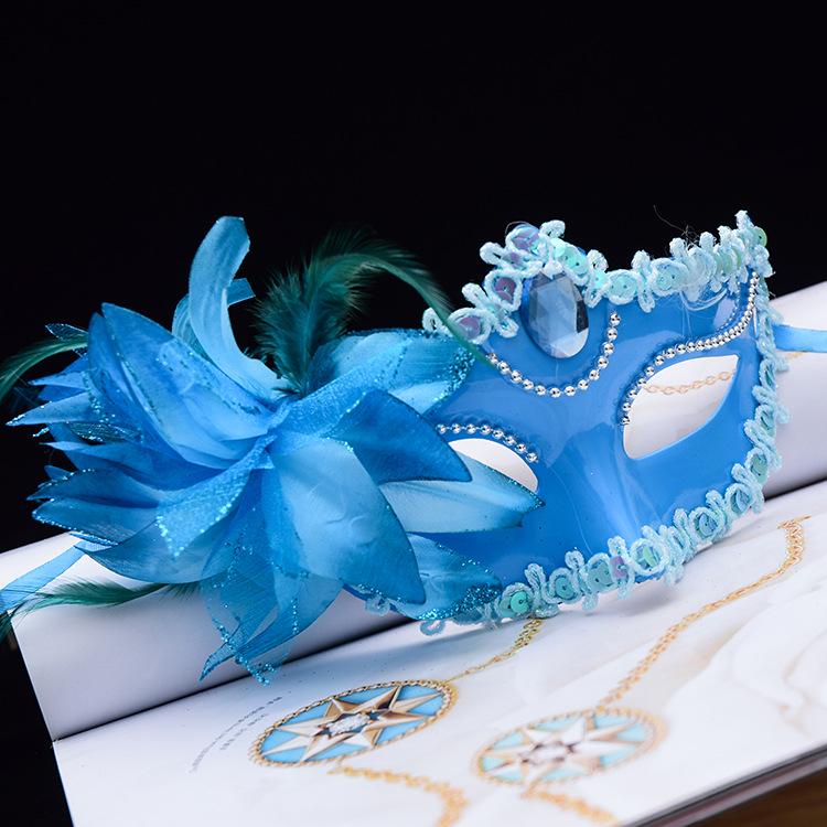 Women's Halloween Masquerade Ball Half-Face Mask for New Year's Eve - Adult Princess Style