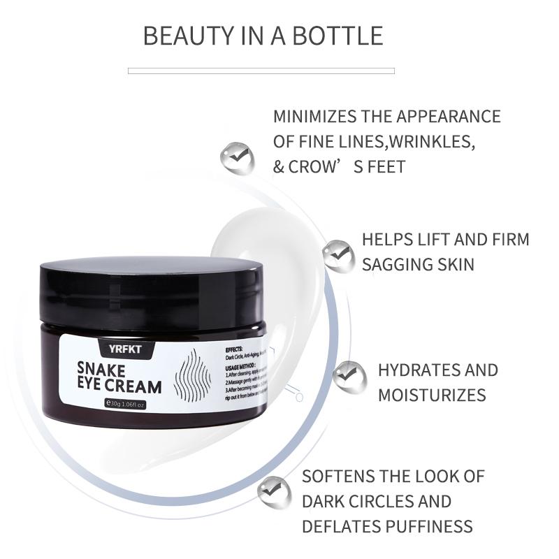 Snake Venom Eye Cream Anti-aging Eye Cream Reduces Red Light, Wrinkles, Dark Circles, Crow's Feet, Eye Care