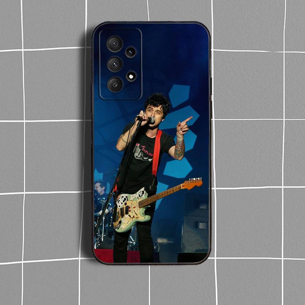G-Green Day B-Band-ES Phone Case For Samsung Galaxy A73,31,32,72,41,53,52,71,22,5G,Note,J7,8,9 Soft Black Cover