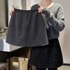Wool Blend Shimmering Starry High-Waisted Skirt - Autumn/Winter Collection
