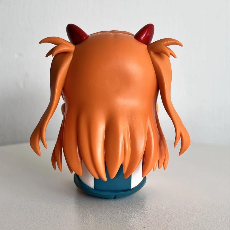 New Shikinami  Ayanami Rei  Makinami Sitting Posture Q Version Doll Hand-Made Adorkable Figure Car-Mounted Desktop Ornament Gift