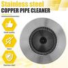ABJI-Copper Tube Cleaner For Drilling, 15/22Mm Full Metal Drill Pipe Cleaning Brush