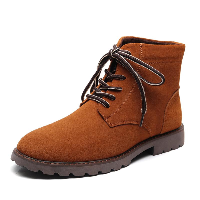 2025 autumn new British style short boots leather shoes men's trend Martin boots men's shoes Wenzhou Shoe Factory
