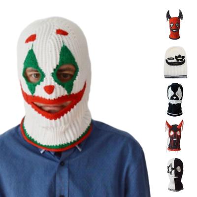 Fashion Knit Hat for Women Men Handwoven Balaclava Cap Beanie Hat for Girl Boys Party Mask Hat Adult Novelty Accessories