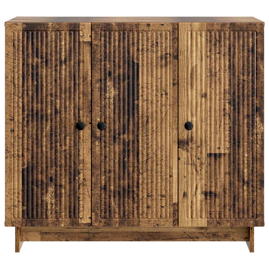 Vintage Style Sideboard Made of Reclaimed Wood 89 x 34.5 x 80 cm Particleboard