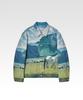 Afterpray Cowboy Printed Trucker Jacket Sky Blue