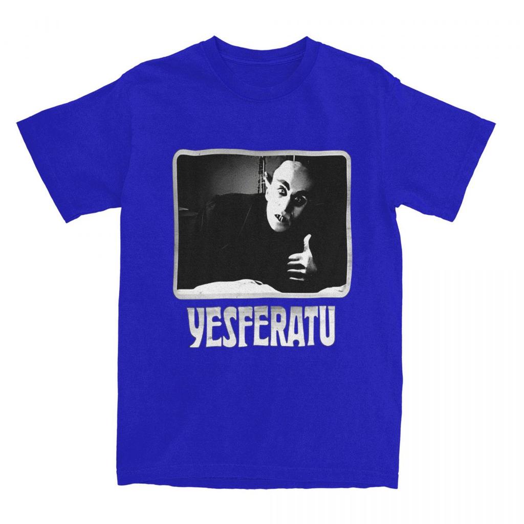 Haikyuu T Shirt Yesferatu Funny Nosferatu Positive Goth Horror Lover Pure Cotton T Shirts Shirt for Male Short Sleeve Top Tees