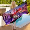 Virtual Band G-gorillaz Anime Beach Swimming Towel Soft Absorbent Washcloth Children's Gifts For Kids Travel Camping Gym