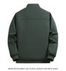 Men's Cross-Border Warm Cotton Stand-Up Collar Jacket - Large Size Casual Coat for Middle-Aged and Elderly