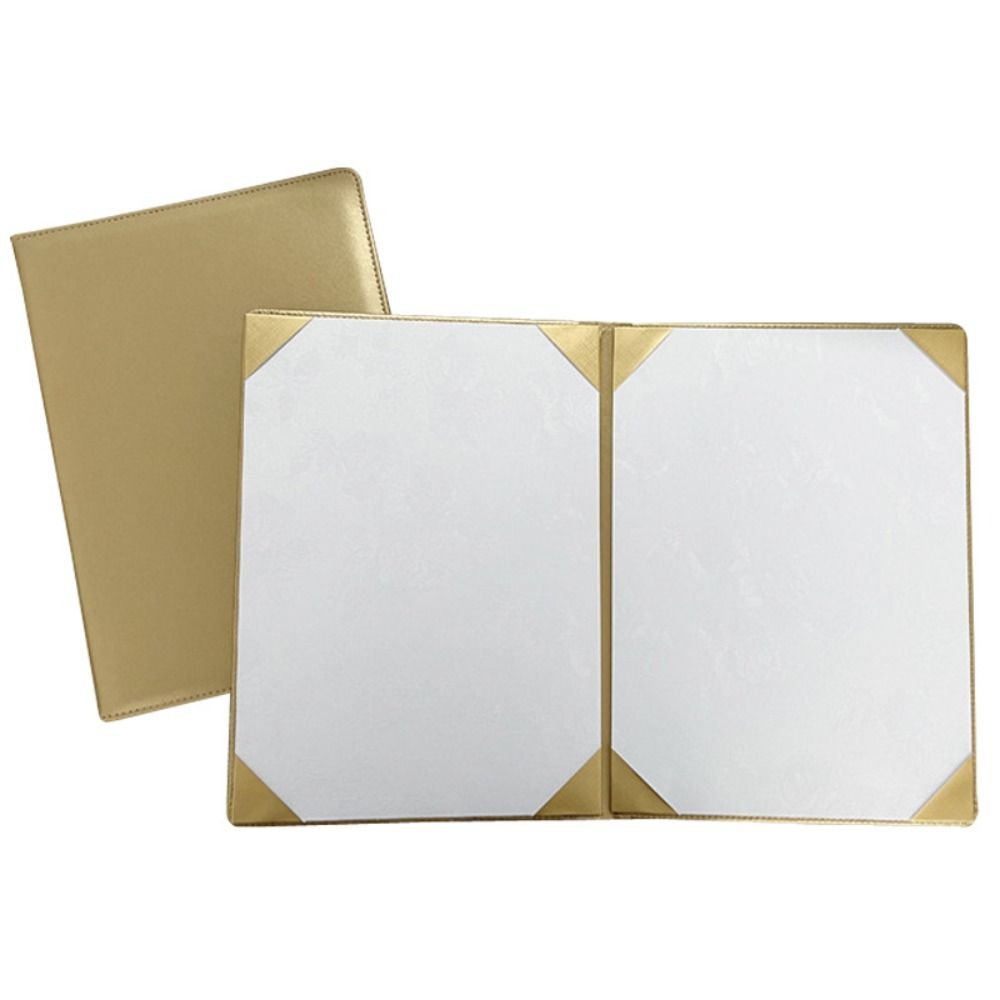 Hosted Speech A3 A4 Art Paper Hardcover Signing Contract Certificate Protector  Ceremony
