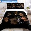 3PCS Two Men In Suits Damon Bedding Set,Including 1pc Duvet Cover And 2pcs Pillowcases Perfect for Bedroom, Dormitory, Fan Christmas Gift