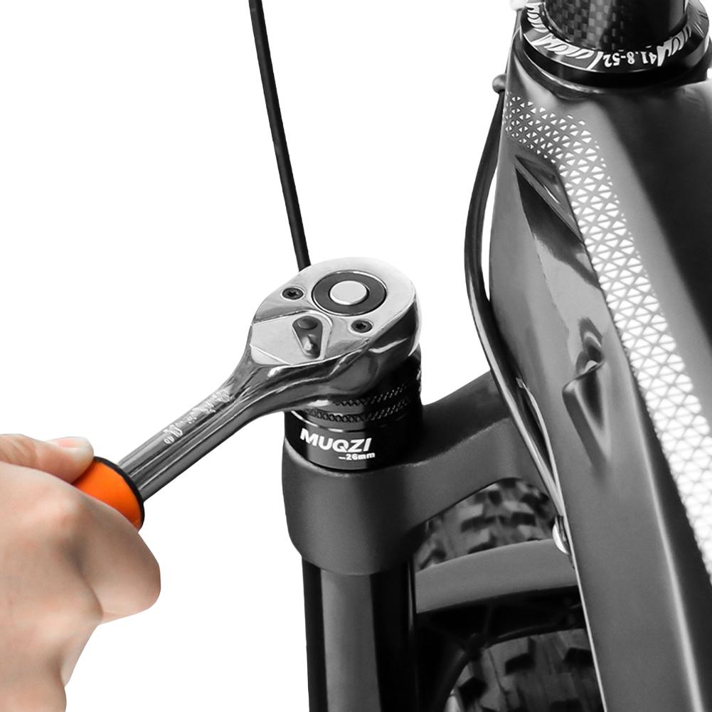 26/28/32mm Bike Fork Topcap Socket Bicycle Fork Topcap Socket Drive Flat Socket for EPICON/X-FUSION Front Fork