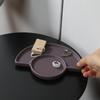 Ceramic Tray Organizer -Nordic Artistic Entryway Key Holder with Scent Diffuser, Minimalist Vanity Jewelry Dish for Home Decor