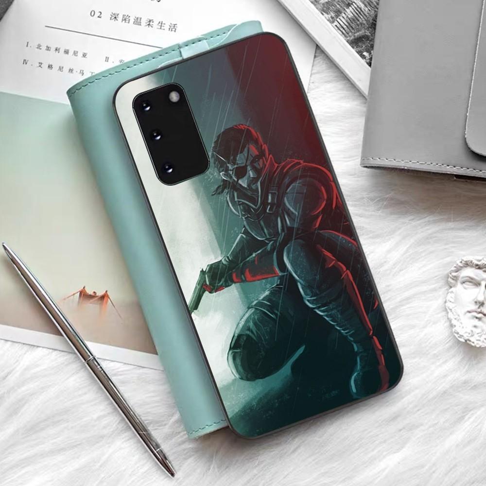 M-Metal Gear S-Solid Game Phone Case Silicone PC+TPU For Samsung S10 20 30 22 23 24 Plus Lite Ultra Cover