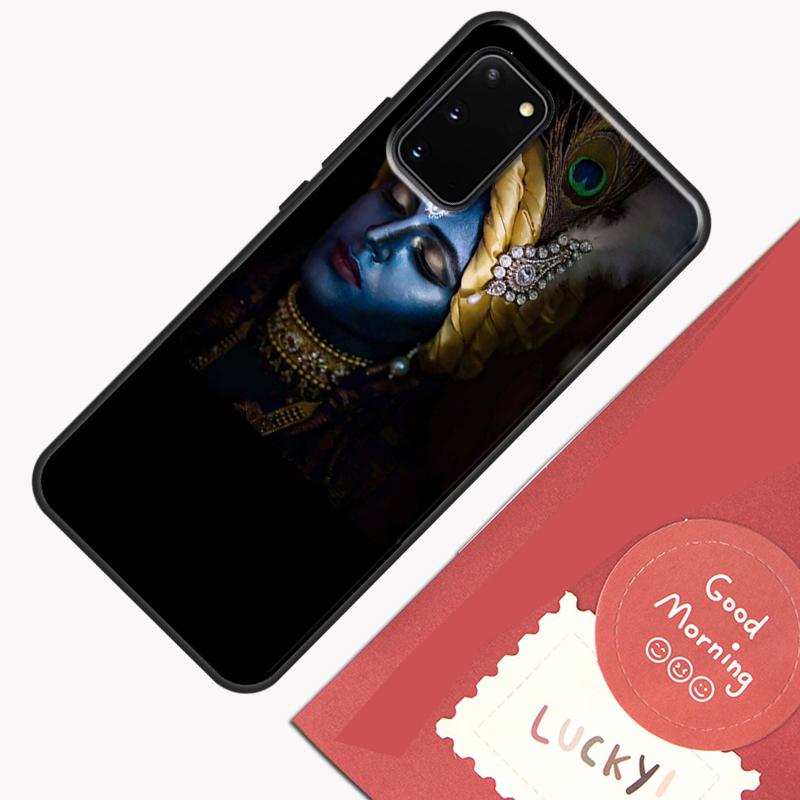 Indian God Lord Krishna Phone Case For Samsung Galaxy S23 S26 Ultra S20 S21 S22 S24 S25 Plus S10 S25 FE Cover Shell