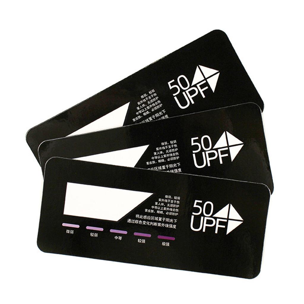 Card Test Strips Test Paper for UPF Skin for Protection Testing Card Art Paper M