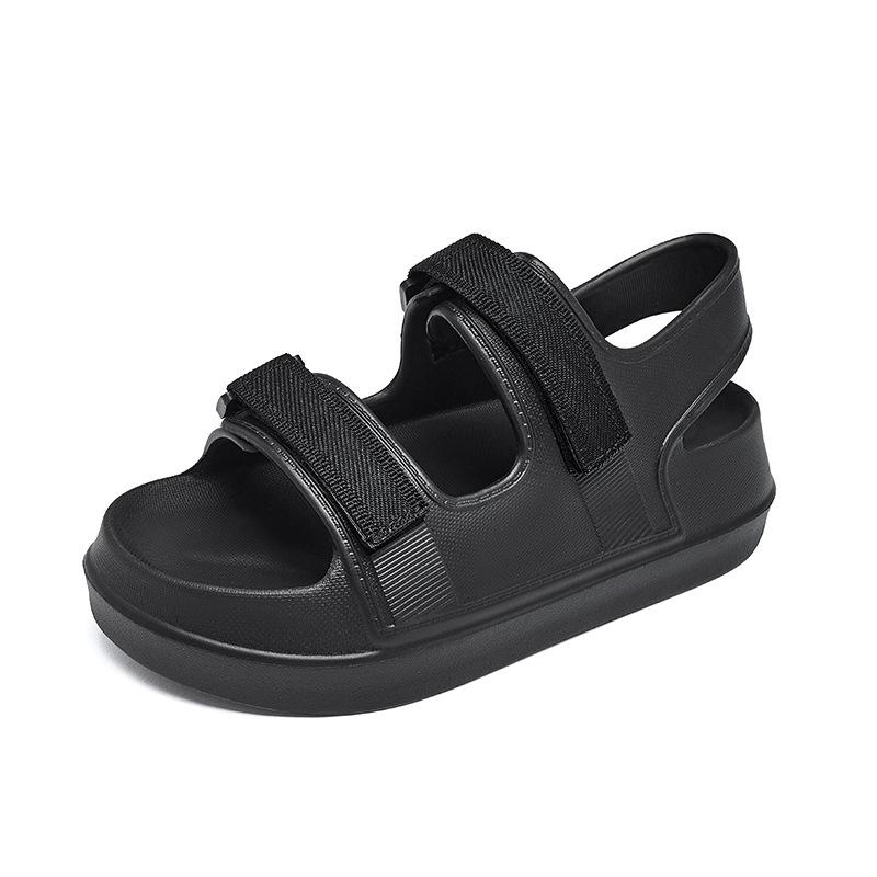 Black sports sandals new spring and summer platform beach shoes Roman sandals