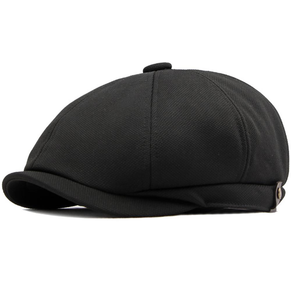 HT4774 Mens Berets Women Spring Summer Hat Sun Cap Solid Artist Painter Beret Hat Male Female Ivy Flat Cap Adjustable Beret Cap