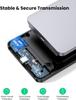 UGREEN 2.5" Aluminum Hard Drive Enclosure for SSD/HDD USB 3.1 Gen 2 UASP SATA III PS4//PC Tool-Free