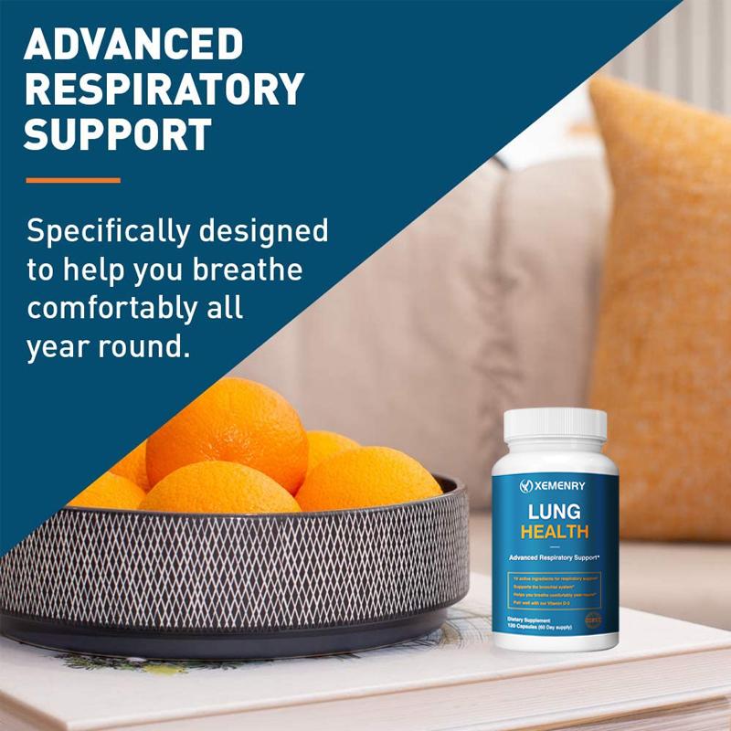 Capsule di vitamina C di alta qualità, contenenti bioflavonoidi degli agrumi, corteccia di pino e cordyceps, hanno effetti depurativi e detossificanti per i polmoni.