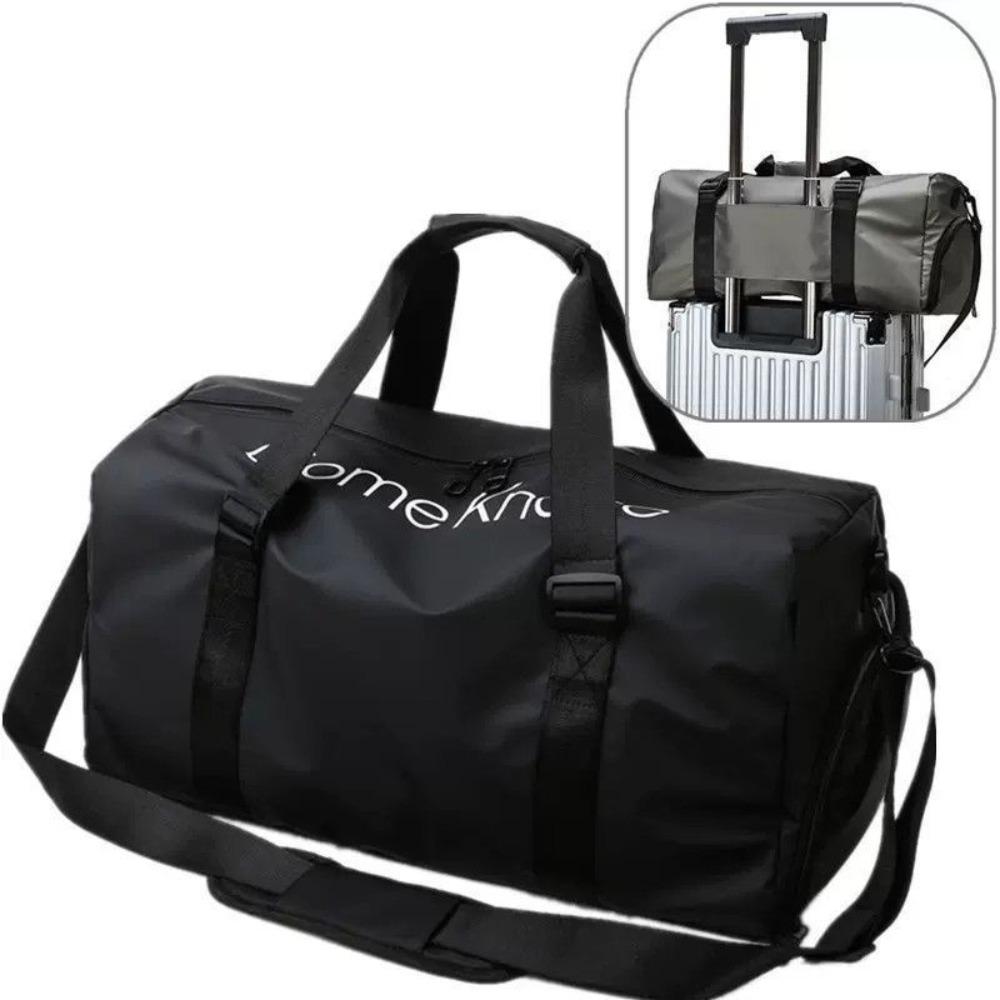 With Shoe Box Fitness Handbag Dry and Wet Separation Gym Bag Sports Shoulder Bag Commuting