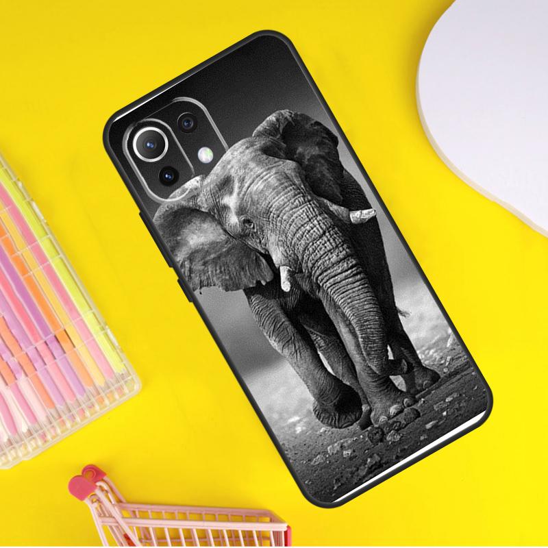 Elephant Animal Cover For Xiaomi 14 Ultra 13 11T 12T 13T 14T Pro POCO X6 X7 Pro X3 X5 F3 F5 F6 M6 Pro Case