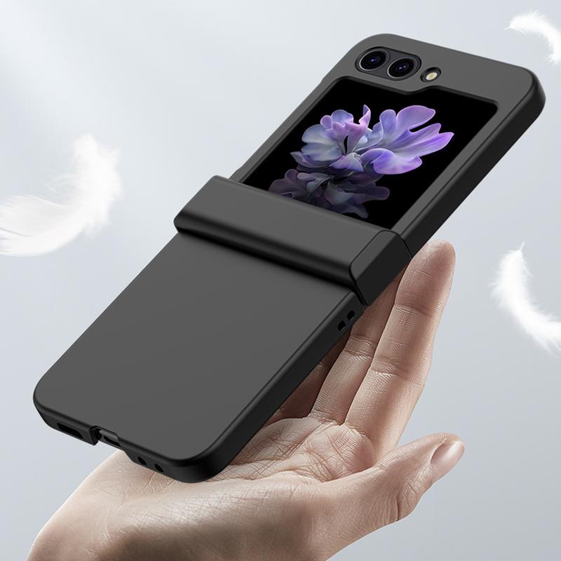 For Samsung Galaxy Z Flip5 5G Hinde Protection Phone Case Hard PC Skin-touch Cover
