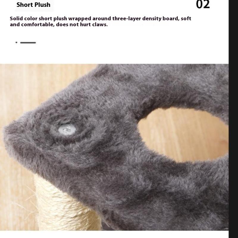 3-Layers Cats Toys Scratching Post Sisal Rope Three Pillars For Kitten Grind Claw Cat Climbing Frame Posts Pet Furniture