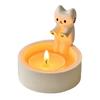 Candle Holder Adorable Cat Warming Paws Shape Candlestick Cute Cartoon Candle Container