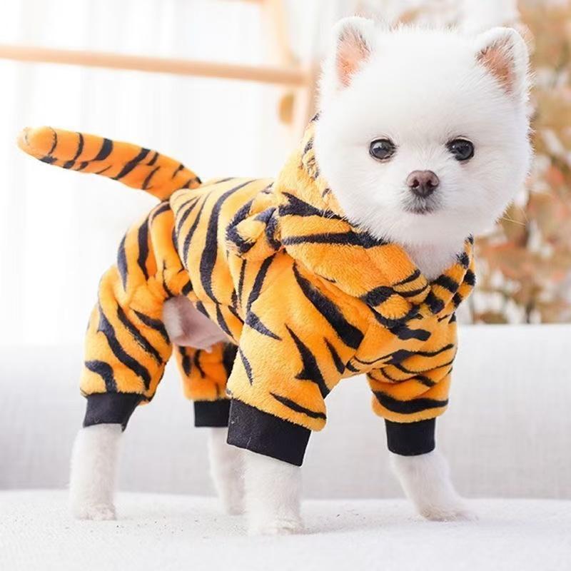 Pet Pomeranian  Schnauzer Poodle Teddy Dog Clothes Autumn Winter Autumn Dress Puppy Milk Dog