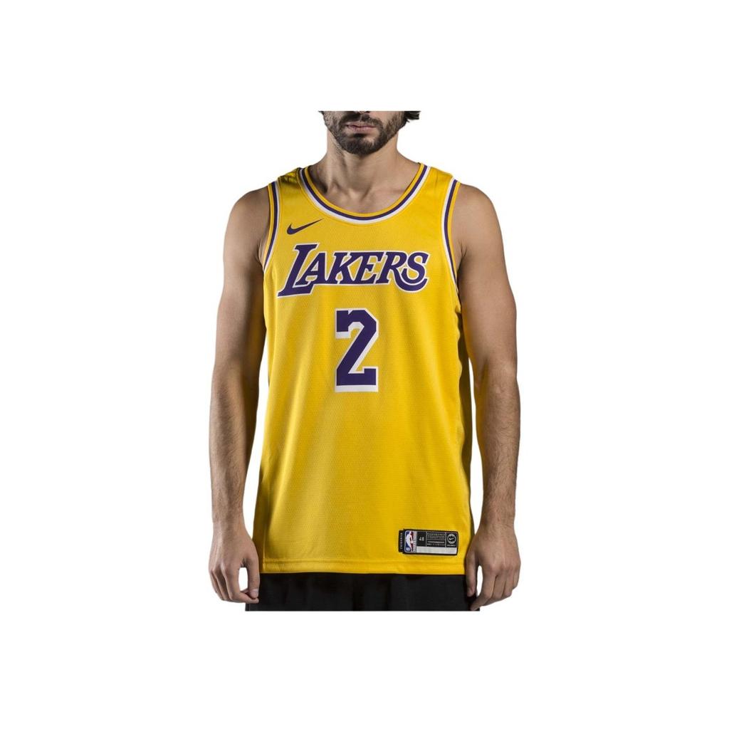 Nike NBA Swingman Jersey, Los Angeles Lakers Lonzo Ball Edition Men Jersey Yellow AA7099-728